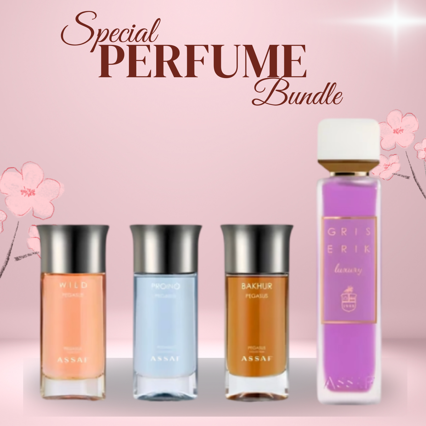 Assaf Pegasus Collection (200ml x 3) + Gris Erik (200ml) {Bundle}
