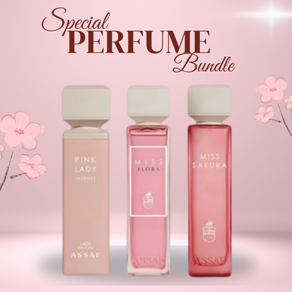 Assaf Pink Lady + Miss Flora + Miss Sakura (200ml x 3) {Bundle}