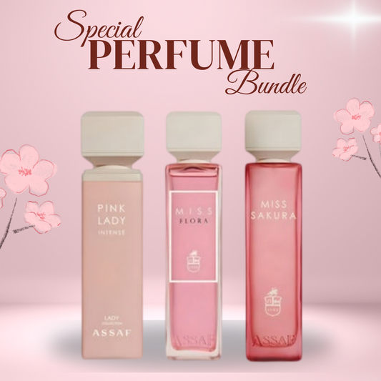 Assaf Pink Lady + Miss Flora + Miss Sakura (200ml x 3) {Bundle}