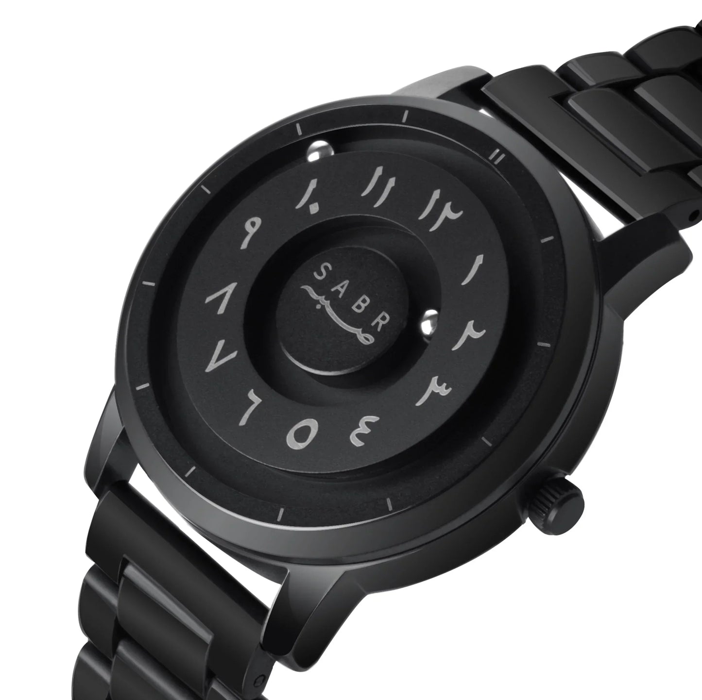 Sabr Black Stainless Steel Men's Quartz Watch