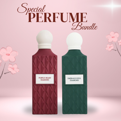 Ibraq Purple Heat Diamond + Ibraq Emerald Soul Diamond (150ml x 2) {Bundle}