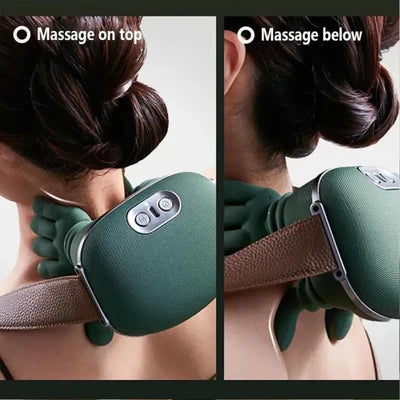 Neck & Shoulder Massager with Heat – Portable Deep Tissue Pain Relief, 3-Speed Adjustment, for Pain Relief Deep Tissue (Green) Massage with 3-Speed Adjustment for Shoulder, 2026 ew Electric